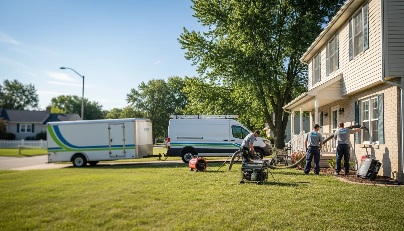 Flooded Basement Restoration And Cleanup With Repair in Waterford, MI near me